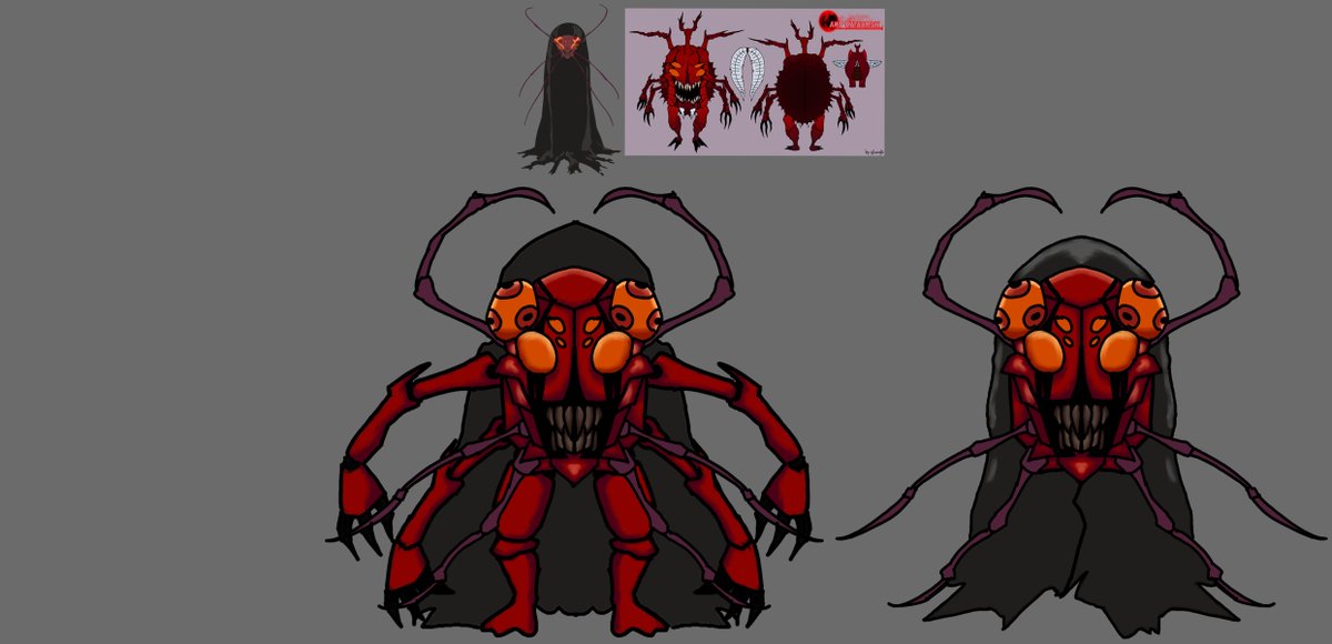 CampCataclysm's tweet photo. Introducing one of bardiers 4 Release skins, Curse/Uninvited guest

Directly inspired by Kurourushi from Jujutsu Kaisenk, this little devil is ready to rip all sinners to shreds 

Concept art by @ribidheavy 
Model, Textures and Render by @Scraphagnax 
#CrimsonCatastrophe #roblox https://t.co/QGoJWA73W2