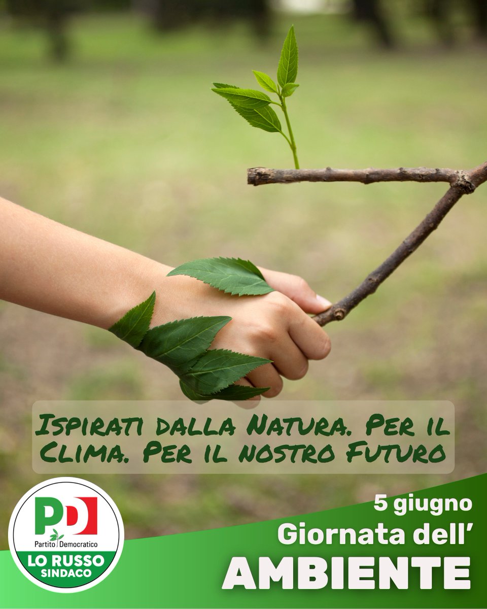 PdComuneTo's tweet photo. Guardiamo alla natura non come a qualcosa da proteggere in modo passivo, ma come alla nostra migliore alleata nella risposta alla crisi climatica.
La transizione ecologica non è un lusso: è una necessità sociale. 
#GiornataMondialeDellAmbiente #Clima #pdtorino https://t.co/Nlj0Ab9t3K