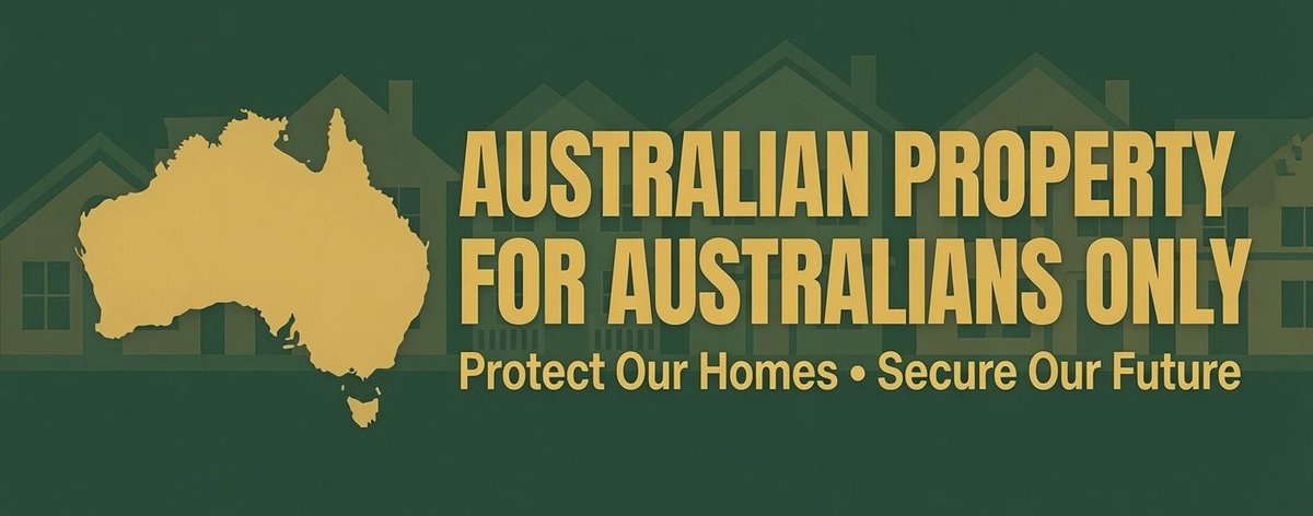 RestoreAussies's tweet photo. There should be zero foreign investors in residential property. 

Housing should not be treated as a commodity to be speculated upon. The fact it is viewed as a retirement tool and investment channel, is utterly ridiculous in the first place. This culture around property has led us to this ridiculous place where the average Australian must pay over $1,030,000 to buy a small starter home.