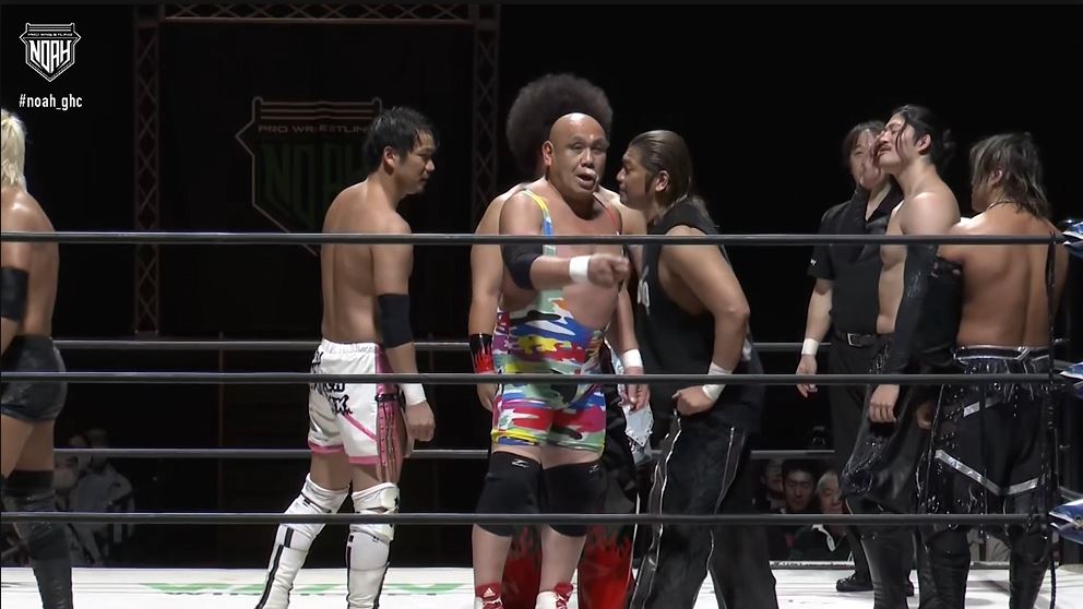Onechangego's tweet photo. 野獣をみんな避けている🐸？

＃noah_ghc https://t.co/wG09gACLIn