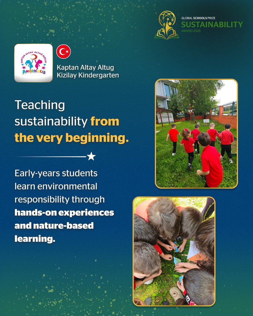 SchoolsPrize's tweet photo. This #WorldEnvironmentDay, we celebrate the #GlobalSchoolsPrize Sustainability finalists — schools that are embedding environmental responsibility into learning and empowering students to become active stewards of their communities and the world around them.

🧵 https://t.co/Kn8K8MngdZ