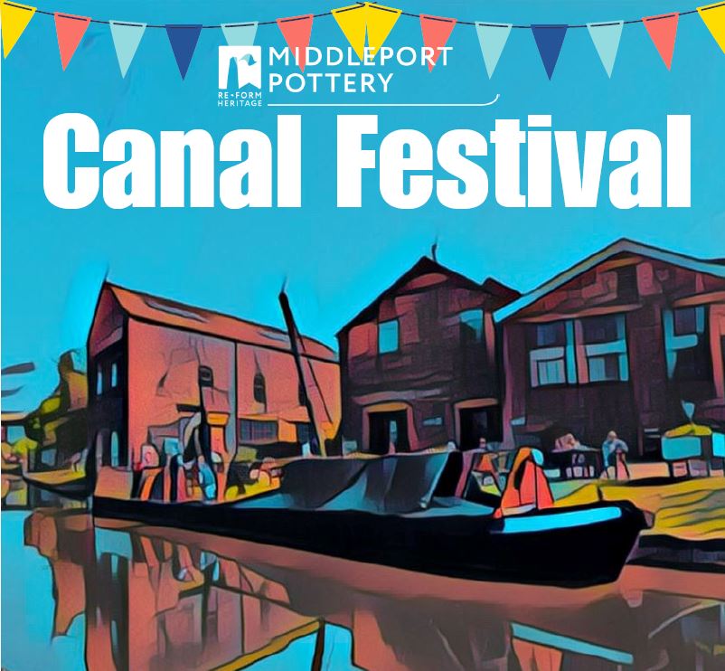 Middleport_Pot's tweet photo. JUST OVER A WEEK TO GO - HAVE YOU GOT YOUR FREE TICKETS?
13th & 14th June
Middleport Pottery Canal Festival
10am to 4pm
FREE EVENT
It’s back by popular demand and it’s bigger and better than ever before! This year we have two days of family fun and entertainment. Heritage Narrowboats, Floating Traders, Stalls, Kid’s Fun, Live Entertainment and so much more!
Featuring:
Stalls: Crystals and Colours, Number 15 Designs, Creations by Kaz, Bohanna Chocolart, Jones's Cheesecakes, Stoke Glass and Willow, Viking Pizza, Grace & Flo, Photography by Kev Maslin, Vicky's Bakes (Sunday only), Taylor Made Cakes and Bakery, The Cat Moon Art Base, Luosko German Shepard Dog Rescue (Saturday only), Valcor Designs (Saturday only), Rainbow Craft (Sunday only), None of your Beeswax, Emma Kathryn Pottery, Eyes Cats (Sunday only), Boho Chic Glass, Goomoo: The Adventure Merchants, BeardyNature (Sunday only), Crafts by Clare, Patriotic Hayley (Sunday only), Saffa Treats, Inland Waterways Association, Canal & River Trust, Burslem Port Trust, Gangplank Spirits & Preserves, Double Delight (Sat only), Lovely Little Sparrow
Shops: Canadian Pine Co, Alex Allday Ceramics, LoveKnott Creations, Burslem Pottery, PotteriesImages, Muddy Publishing Ltd, Gilders Wheel Gallery, Darwins Dog Grooming, Betty & Grace, Middleport Pottery Gift Shop, Burleigh Pottery Factory Shop
Entertainment/Activities: Rock Choir (Saturday only), Trentham Brass Band (Sunday only) Koogie the Draft Horse (Saturday only), Trentham Canoe Club Paddleboarding, Creative Faces by Jess, Clay College Mini pot throwing taster sessions, Knobstick Roses Painting Demonstrations
Boats: NB Norway, Paws on the Cut, March Hare Emporium, Narrowboat OE
Tickets: https://t.co/cxKrNsKWsb
#canalfestival #middleportpotterycanalfestival #middleport #middleportpottery #stokeontrent #heritage