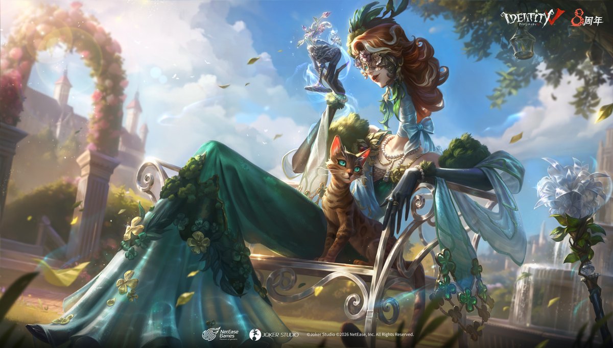 IdentityVJP's tweet photo. ◤8周年UR衣装パック◢

7月2日よりアンさんの
周年イベントテーマ衣装パックが
ショップに登場するの！

こちらは欠片でも交換可能♪

孤月女学校出身の新婦へ
お祝いを届けるために訪れた彼女も
事件を巡って関わっていくの！

#IdentityV
#第五人格
#第五人格8周年 https://t.co/ej5qAej5yC