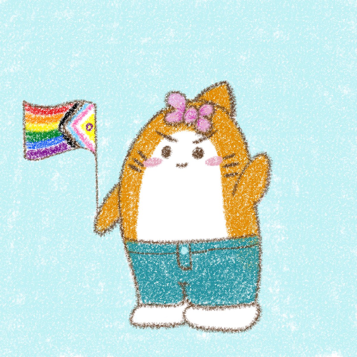 tionsmuse's tweet photo. tioni wishes everyone a happy and safe pride month! 
he loves you very much <3 https://t.co/suCmPW7lbW