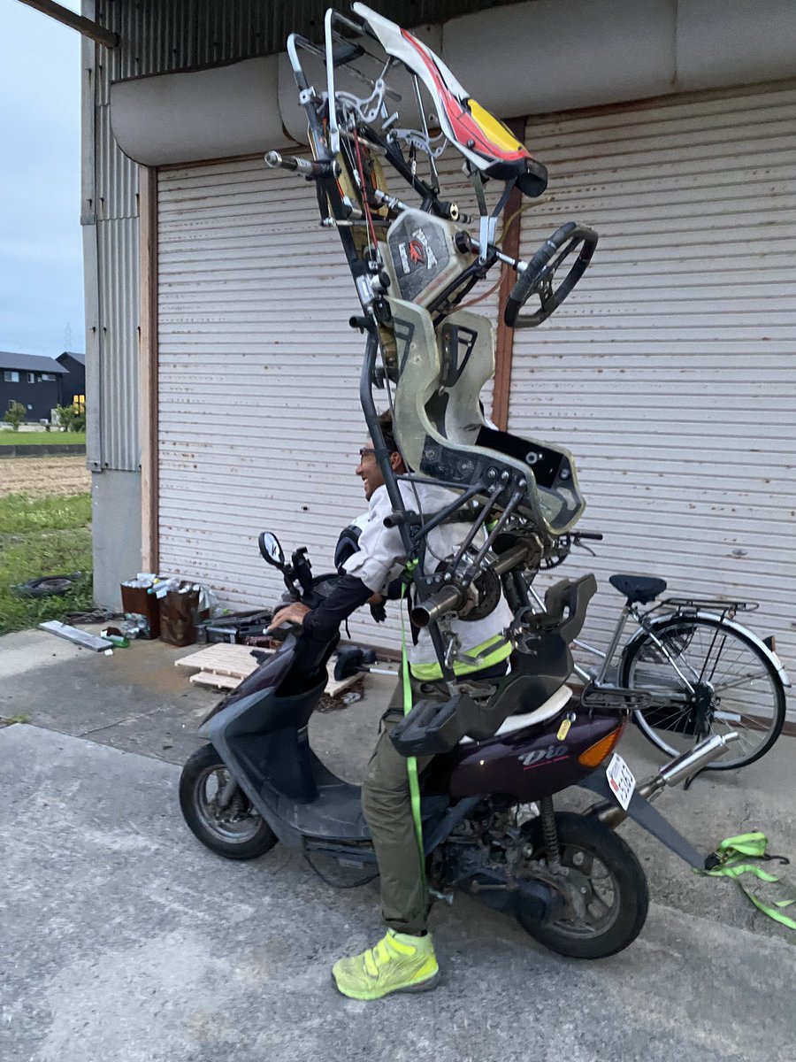 512bb_'s tweet photo. 流石に原付搬入は無理かぁ

大人しく車載せます https://t.co/R9NftNAKVy
