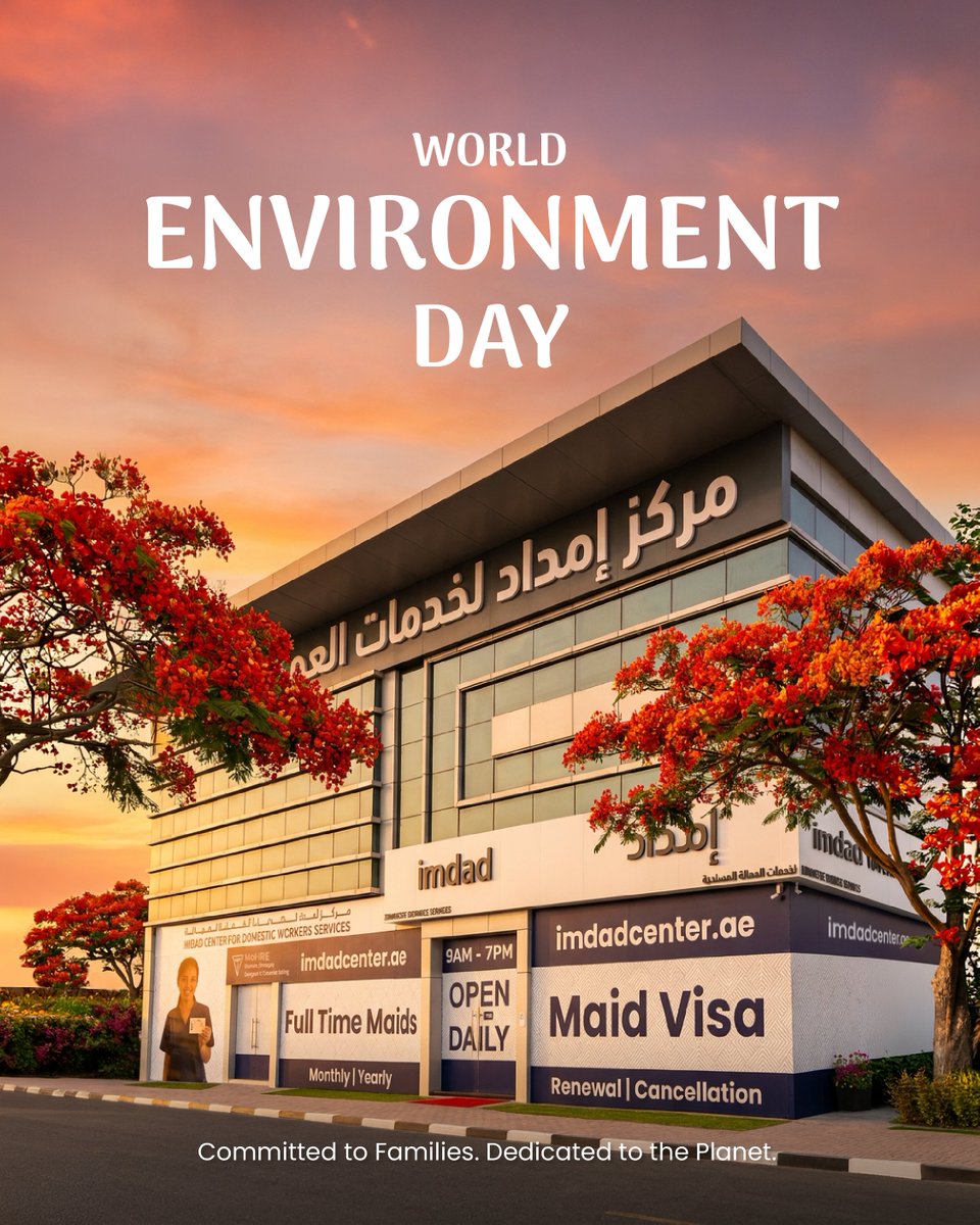 imdadcenter's tweet photo. 🌱 A better future is built through responsibility, care, and purpose.
Today, we celebrate our commitment to families, communities, and the planet.

#WorldEnvironmentDay #ImdadCenter #Sustainability #UAE https://t.co/yIIpv5fMJe