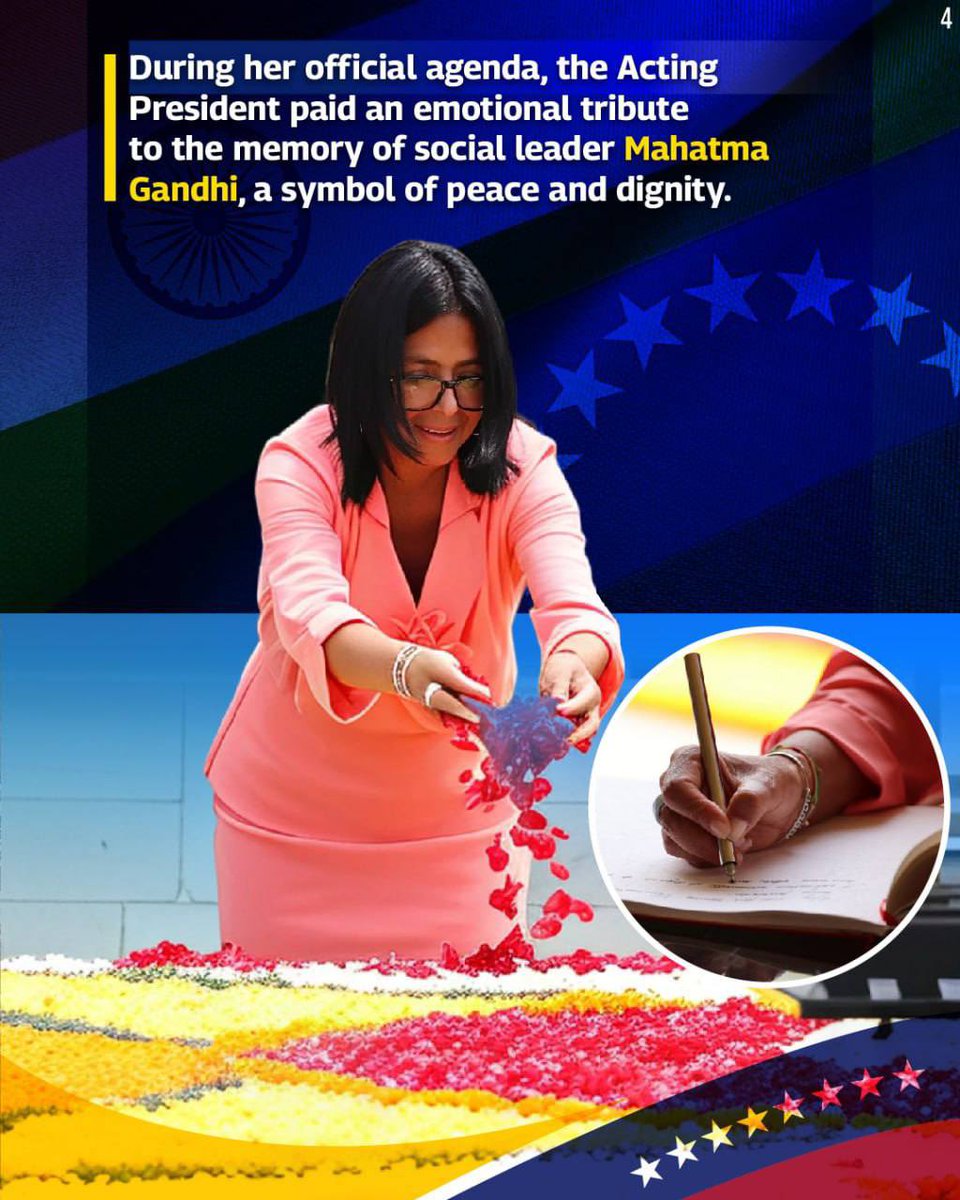 misionven_ue's tweet photo. 📰 #Venezuela and #India consolidate strategic alliance in New Delhi

Venezuelan Acting President Delcy Rodríguez 🇻🇪 &amp; Indian Prime Minister Narendra Modi 🇮🇳 strengthened the bilateral agenda focused on mutual growth.

Read more below ⤵️ https://t.co/yckfqJHJGg