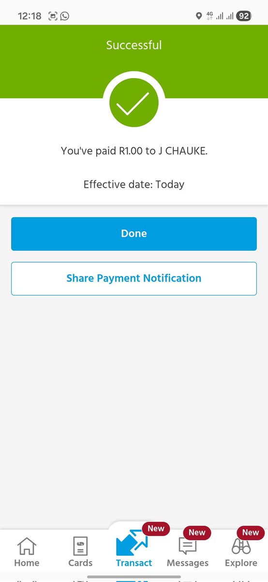MuleyaPule's tweet photo. @JoyChauke5 Spend it wisely 😌 https://t.co/F6mpA6sg1q