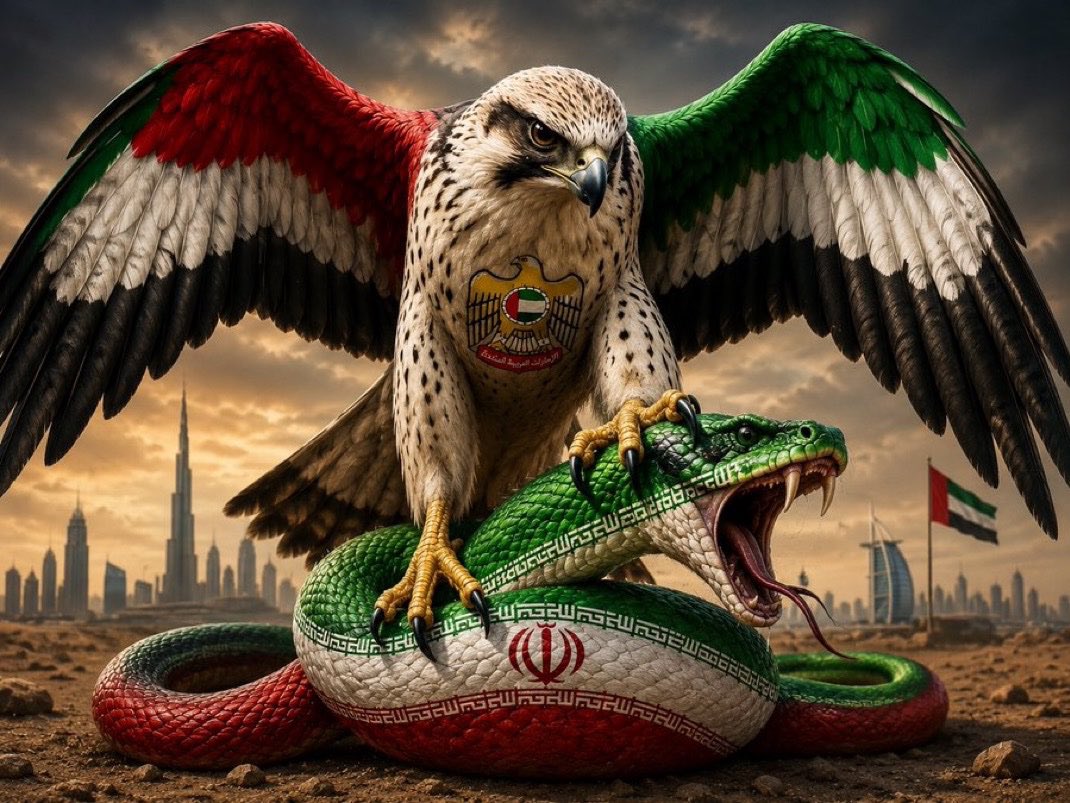 uae_parza's tweet photo. الإمارات واجهت إيران بصلابة وشجاعة
رمز الكرامة والدفاع عن الأمة 🇦🇪 https://t.co/f7kabtqZ9y