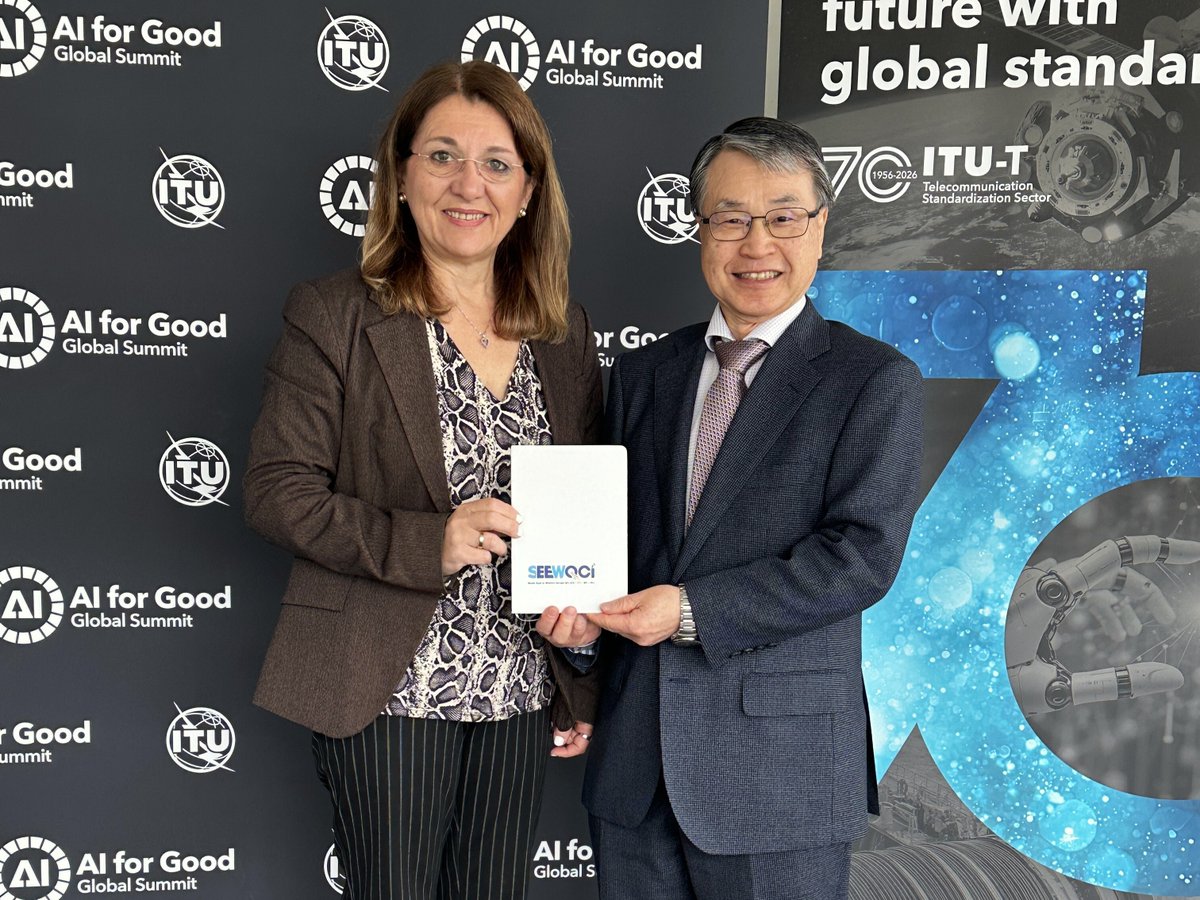 hellasqci's tweet photo. #SEEWQCI &amp; #HellasQCI participated in the ITU-T SG20 meetings in 🇨🇭 on 12–14/5, presenting quantum-secure communications use cases from the national #HQCI infrastructure.

🔗Read more: https://t.co/54ehnFfsbL 

#EuroQCI #ITU #QuantumCommunication #TransEuroOGS #CEFDigital https://t.co/TGZzhyO3fa