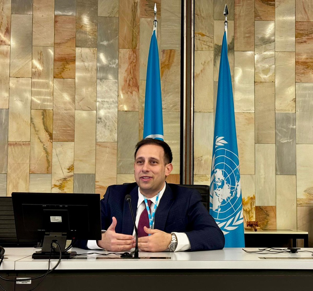 hellasqci's tweet photo. #SEEWQCI &amp; #HellasQCI participated in the ITU-T SG20 meetings in 🇨🇭 on 12–14/5, presenting quantum-secure communications use cases from the national #HQCI infrastructure.

🔗Read more: https://t.co/54ehnFfsbL 

#EuroQCI #ITU #QuantumCommunication #TransEuroOGS #CEFDigital https://t.co/TGZzhyO3fa