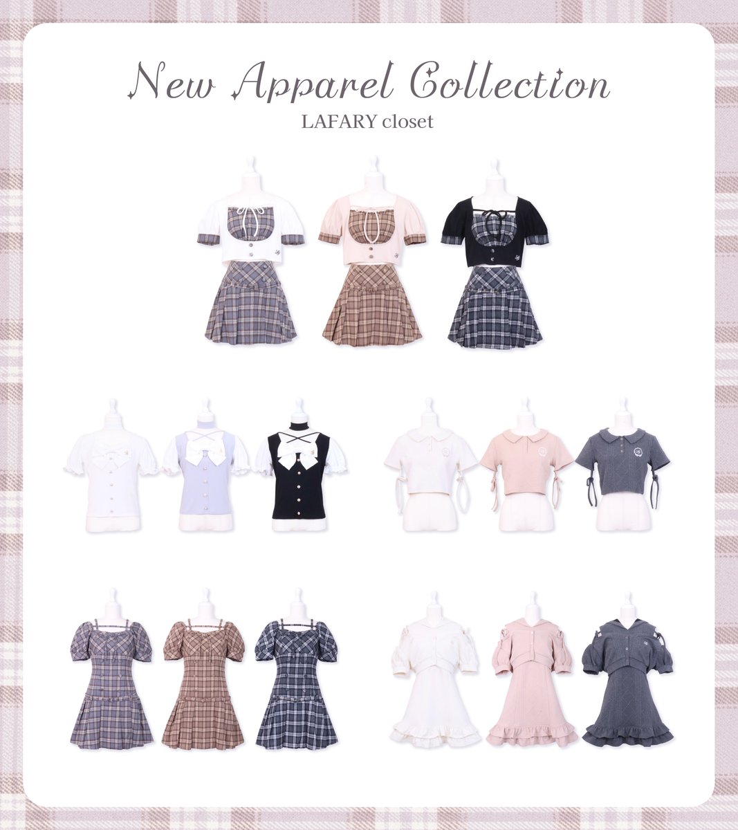 LAFARY_closet_'s tweet photo. 【発売スタート🤍】

𝑁𝑒𝑤 𝐶𝑜𝑙𝑙𝑒𝑐𝑡𝑖𝑜𝑛 𝑆𝑢𝑔𝑎𝑟 𝐿𝑒𝑡𝑡𝑒𝑟𝑠✉️໒꒱· ﾟ

甘いときめきを綴る..🫧
ZOZOTOWNでも発売開始いたしました💭♡
https://t.co/cTVPyLZ7la https://t.co/AqVEStgguK