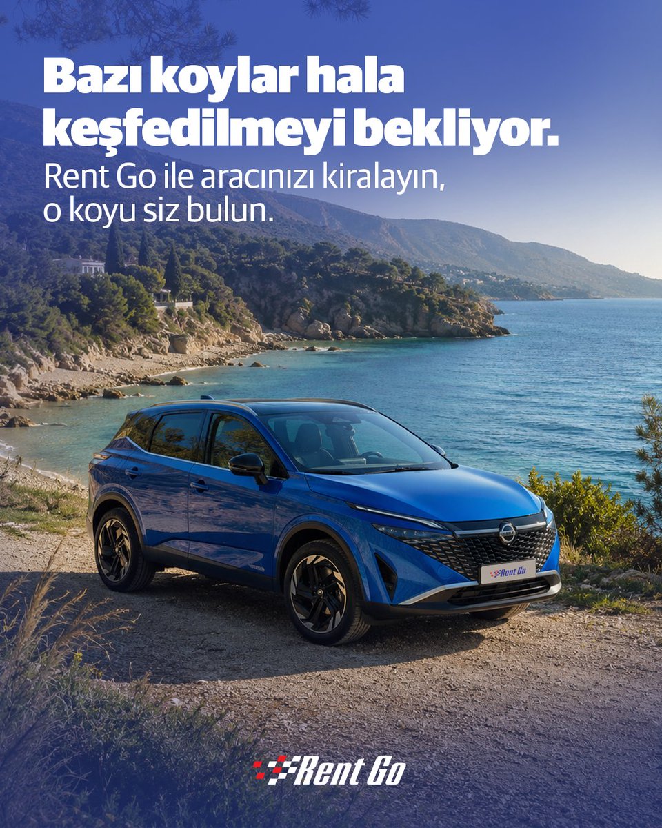 RentGoTurkiye's tweet photo. Temmuz bastırmadan önce Ege'nin sessiz köşeleri, ıssız koyları sizi bekliyor. 

Rent Go ile aracınızı kiralayın, o koyu siz bulun.

Rent Go, kiralıyorum gidiyorum.

#RentGo #KiralıyorumGidiyorum #YolaÇık https://t.co/QxzngfNptZ