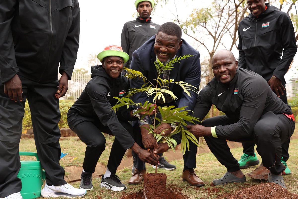 OlympicsKe's tweet photo. 🌍 Champions don’t just protect medals, they protect the planet too. 🌲

This World Environment Day, we are reminded that sustainability and sport go hand in hand. The fields we play on, the air we breathe, and the environment that nurtures future champions all depend on the choices we make today.

Athletes rely on clean air to perform, safe water to hydrate, and healthy environments to train and compete. Protecting our planet means protecting the future of sport.

#WorldEnvironmentDay #SustainabilityInSport #TeamKenya #GoGreen #SportsForChange #protecttheplanet  #SportsAndEnvironment