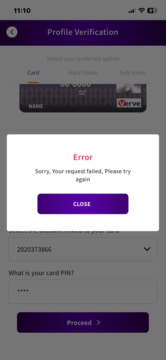 DYAD08's tweet photo. Polaris bank this is like three month I have being seeing this when ever I insert my code for verification and this is what it is always showing is like it is high time million of Nigerians using your bank to close it down @PolarisBankLtd @cenbank https://t.co/3w2xzQogbl