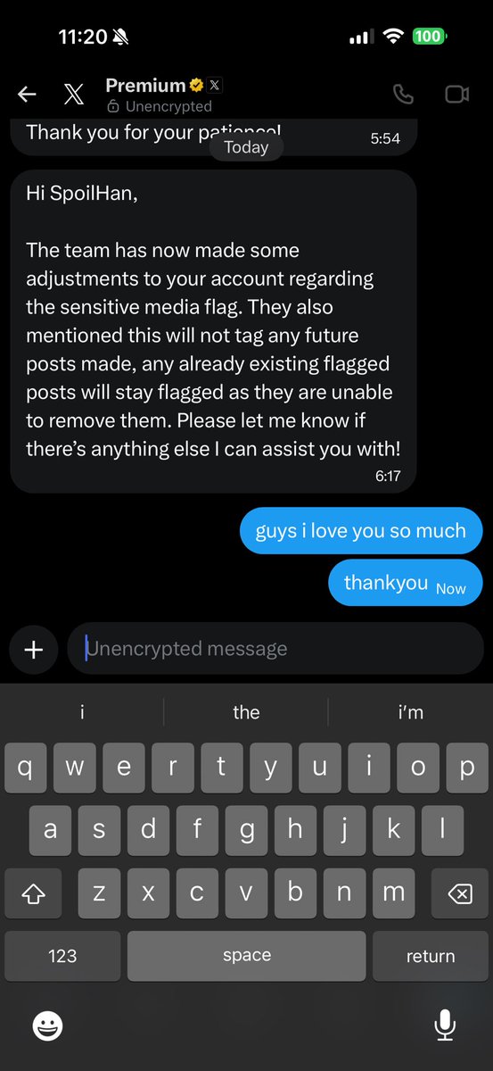 HannahsLuxuries's tweet photo. chaaaat i got my main back to normal. i dm’d them about the flag and they fixed it!!

@ spoilhan is my original main if you wanna go follow :) https://t.co/lD4cVKE6Vj