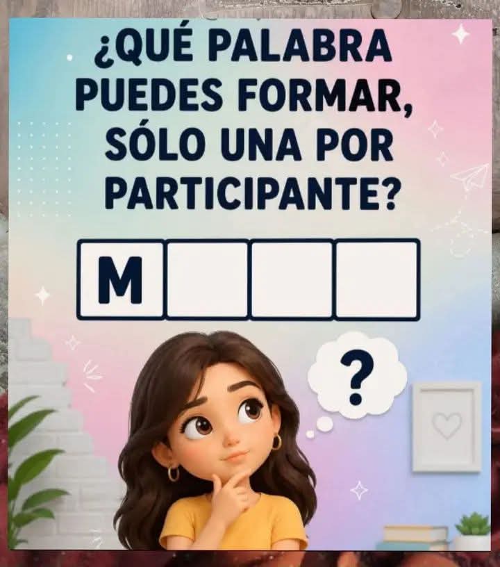 Forma palabras: