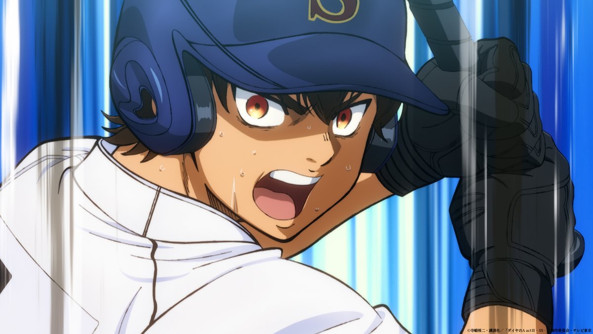 diaace_anime's tweet photo. /／
#ダイヤのA actⅡ -Second Season-
始まりました‼️
\＼

💠第10話「俺の戦い」 https://t.co/9pro870gST