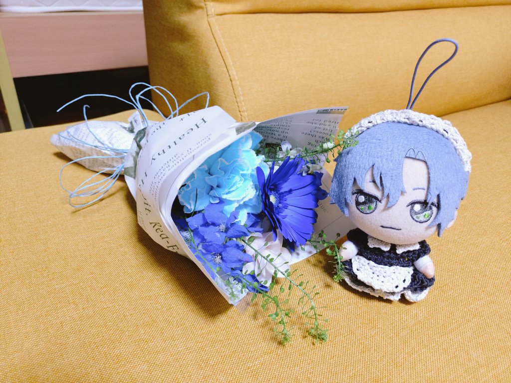 cawaiimaid's tweet photo. にんきものはこまる。

#まほやく_ぬい
#フィぬいちゃんお誕生日おめでとう https://t.co/3dOj6Fq2fy