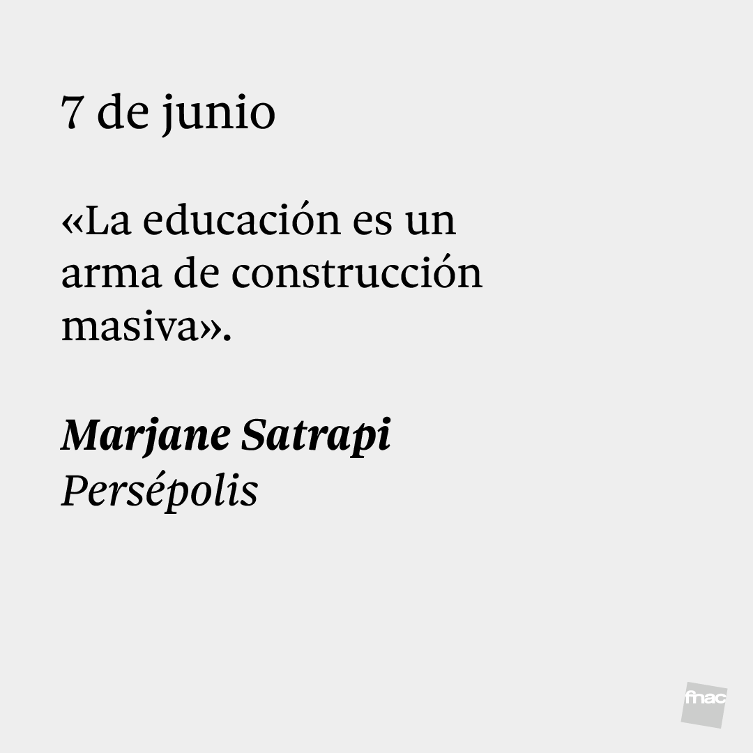 Fnac_ESP's tweet photo. Gracias, Marjane Satrapi, por hacernos pensar. https://t.co/GwwTlkdJIH