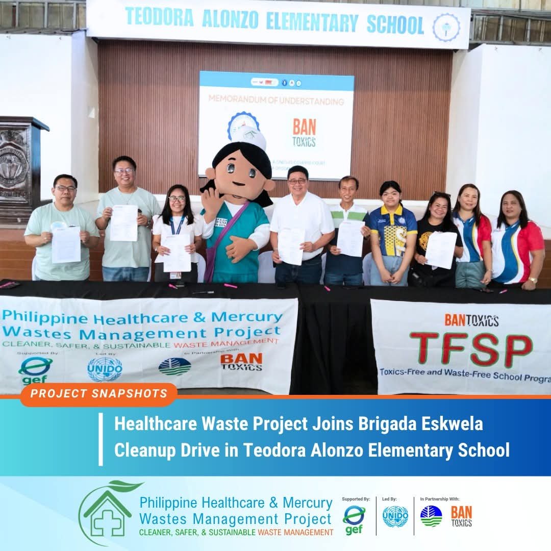 BANToxics's tweet photo. As the weeklong #BrigadaEskwela comes to a close today, the Philippine Healthcare and Mercury Wastes Management Project (HCWM Project), together with its official mascot, Nurse Susie....

Read more: https://t.co/mMGmnuMi2w https://t.co/17E0jQjYGL