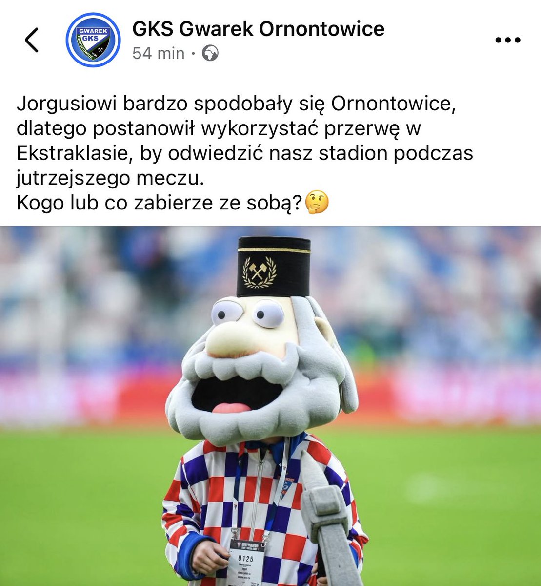 the_kshakus's tweet photo. Gwarek Ornontowice - GKS Katowice II, 06.06.26 15:00

Fajne meczycho się szykuje także zapraszam wszystkich z okolic i nie tylko. Zabierzcie swoje pociechy, z okazji dnia dziecka będzie możliwość zobaczenia pucharu 🏆 z bliska, konkursy z nagrodami i nie tylko. 

#zabskitwitter https://t.co/XDEalNtOil