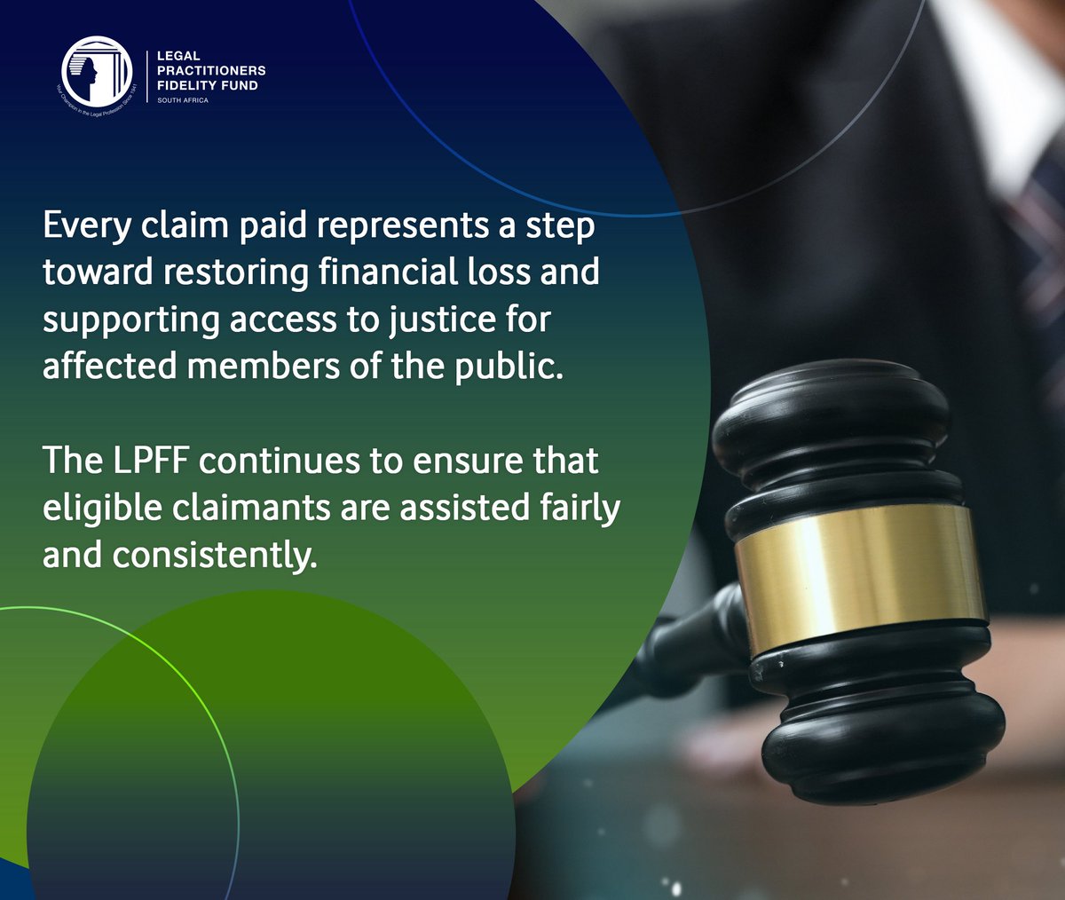 fidfund's tweet photo. Every claim paid represents a step toward restoring financial loss and supporting access to justice for affected members of the public.

The LPFF continues to ensure that eligible claimants are assisted fairly and consistently. https://t.co/IYlUhf6boR