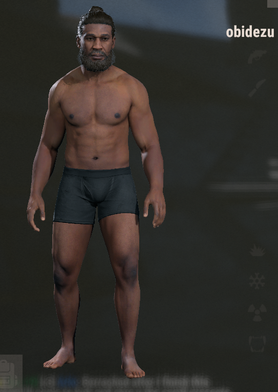 obidezu's tweet photo. creo que tuve un poco de suerte con mi nuevo personaje! qué tal ustedes?? he visto unos que.. mejor que siempre usen máscaras jajaja #Rust https://t.co/z5B27oPgbv