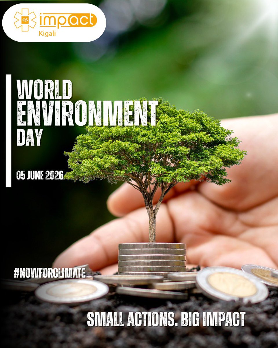 qsimpactrwanda's tweet photo. Happy #WorldEnvironmentDay2026 

As QS Impact Kigali Council, building on our Global Day of Action 2026 journey, we continue empowering young people through climate education, awareness, and community engagement.

#NowForClimate https://t.co/nB4G3M64Iv