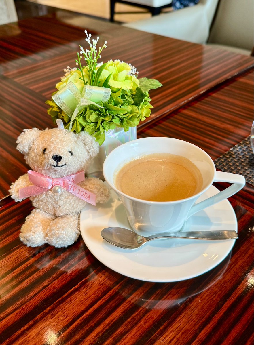 今宵もテディベアと旅🧸 エクシブ箱根離宮すばらしいね👍 かなり