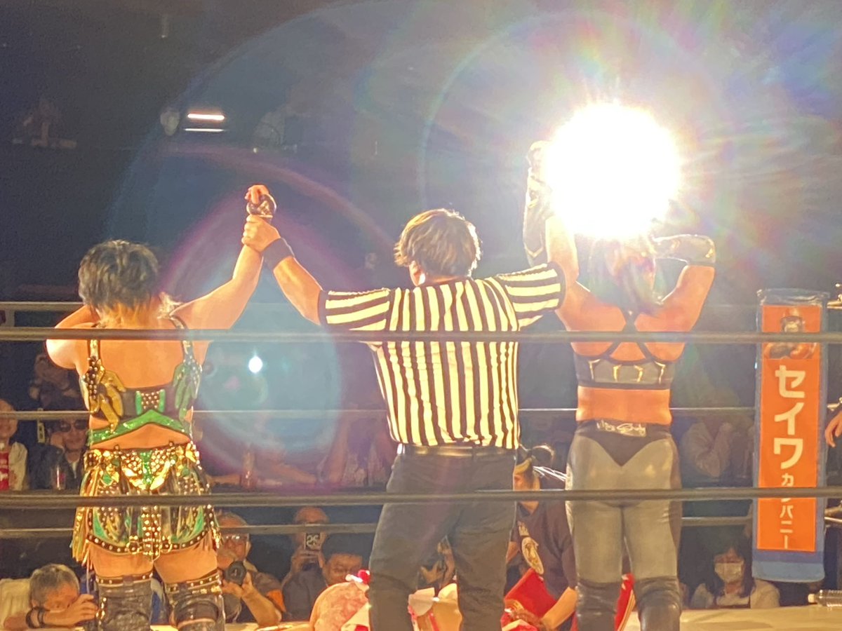 岩田さん勝利！ #T_Hearts #SENJO #wavepro