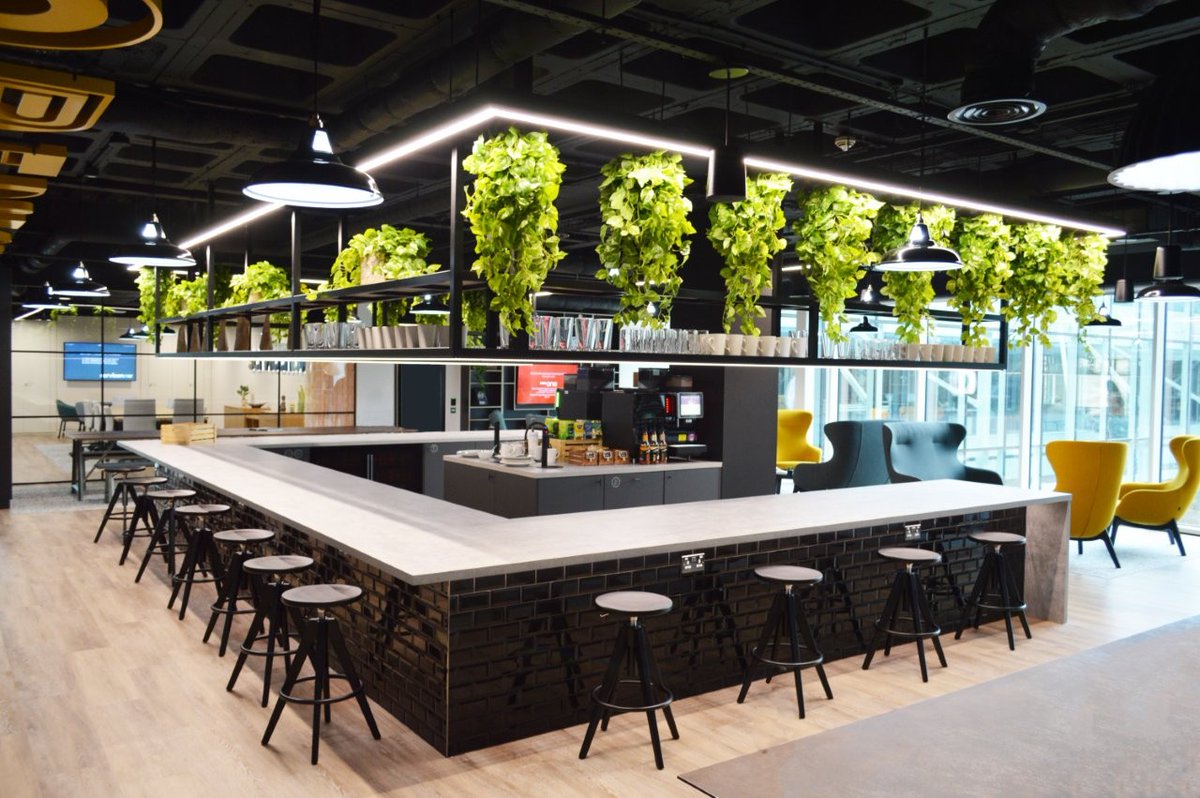 Synergy_Lights's tweet photo. Commercial interiors are increasingly focused on wellbeing. Lighting remains one of the most powerful tools available to designers. 

https://t.co/3dbuRkcS2C

#Wellbeing #HumanCentricLighting #OfficeDesign https://t.co/v7UawJhORg