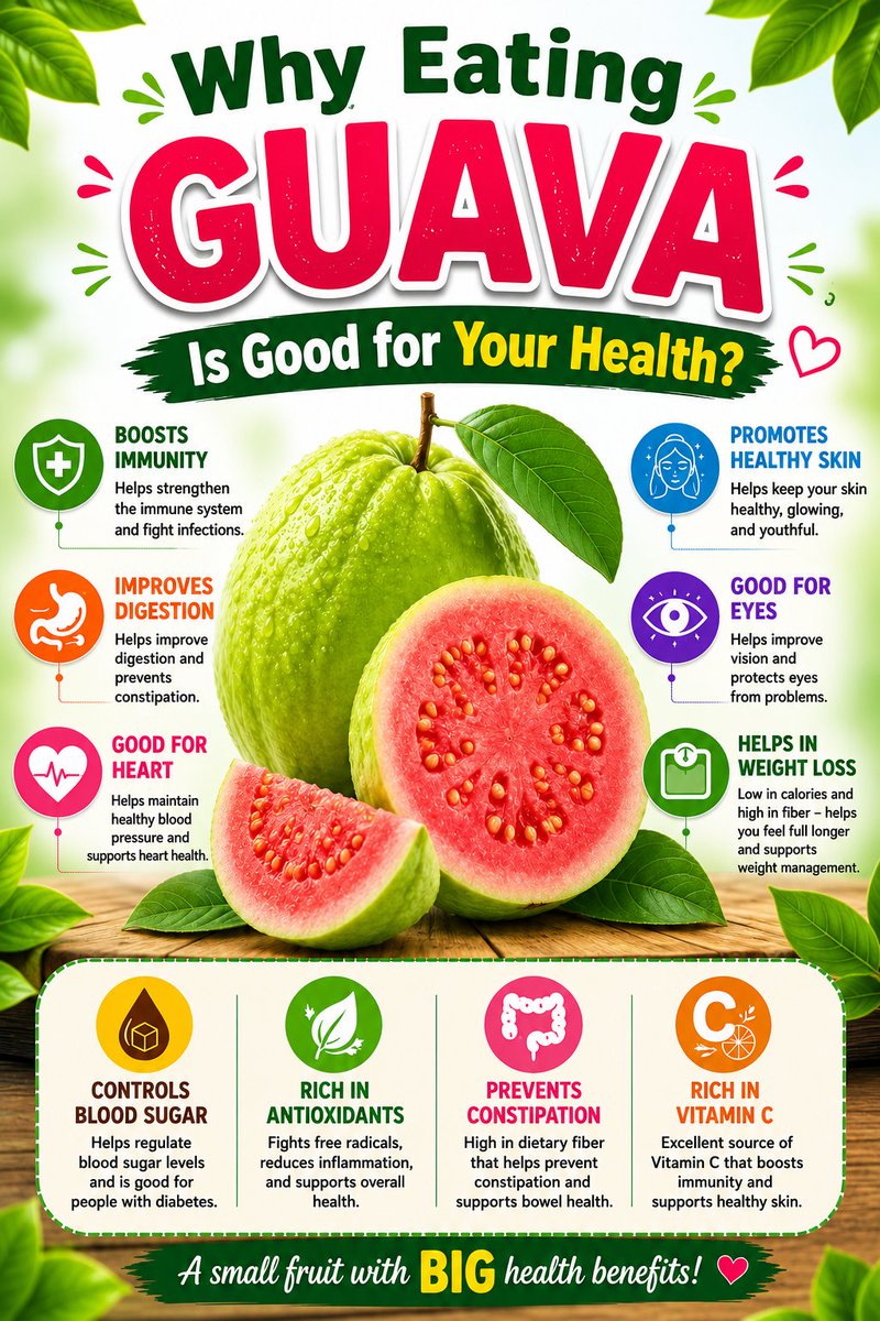 vike_lsik's tweet photo. Benefits of Eating Guava
Details👉https://t.co/yXZhQAgoAO

#Guava #usa https://t.co/C0UfYY78ma