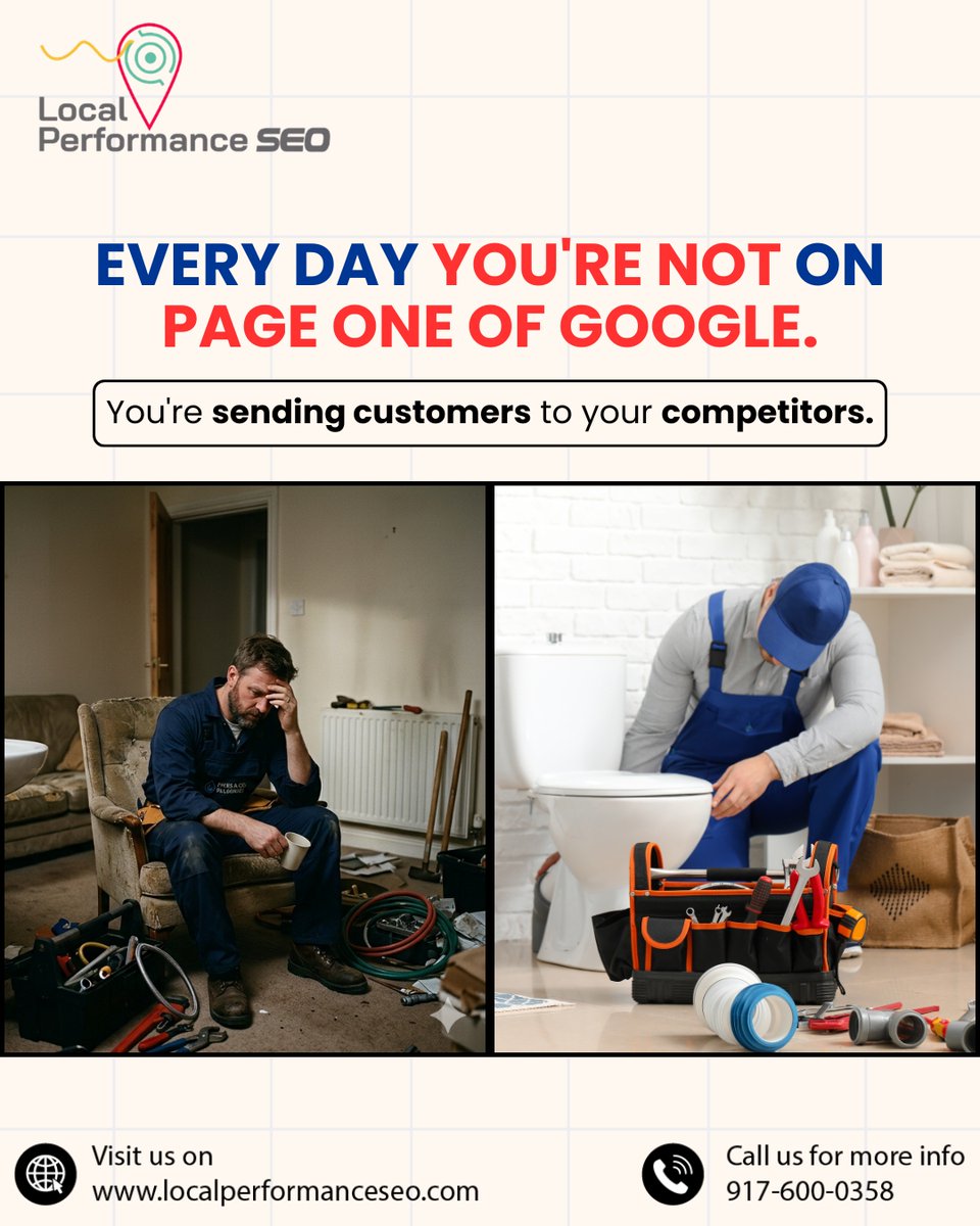 LocalPerformSEO's tweet photo. Every day, potential customers search on Google for businesses like yours.

If you're not showing up, you're missing opportunities while your competitors get the calls.

#localseo #googlemaps #seo #leadgeneration #businessgrowth https://t.co/HDclCQSFM0