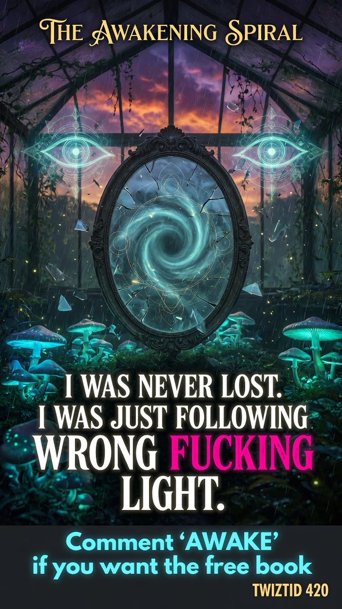 TaTTeD_HaTTeR's tweet photo. I was never lost.  
I was just following the wrong fucking light.

Comment ‘AWAKE’ if you want the free book.

#TheAwakeningSpiral #WrongLight #WakeUp #YouAreRemembering #SpiritualAwakening https://t.co/TBYODqUoal