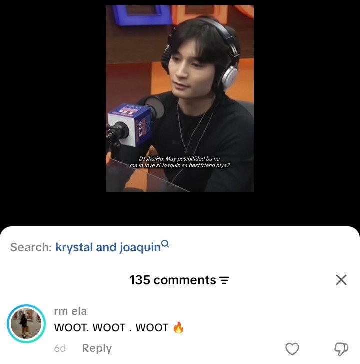 imcha29's tweet photo. so nanunood ako nung "ruin the friendship" trend sa tiktok tapos dumaan yang lelquin edit edi siyempre nagbasa ako comments, tapos nakita ko may comment pala RM ni Lella 6 days ago 🤣 https://t.co/1JiGY5g8Sc