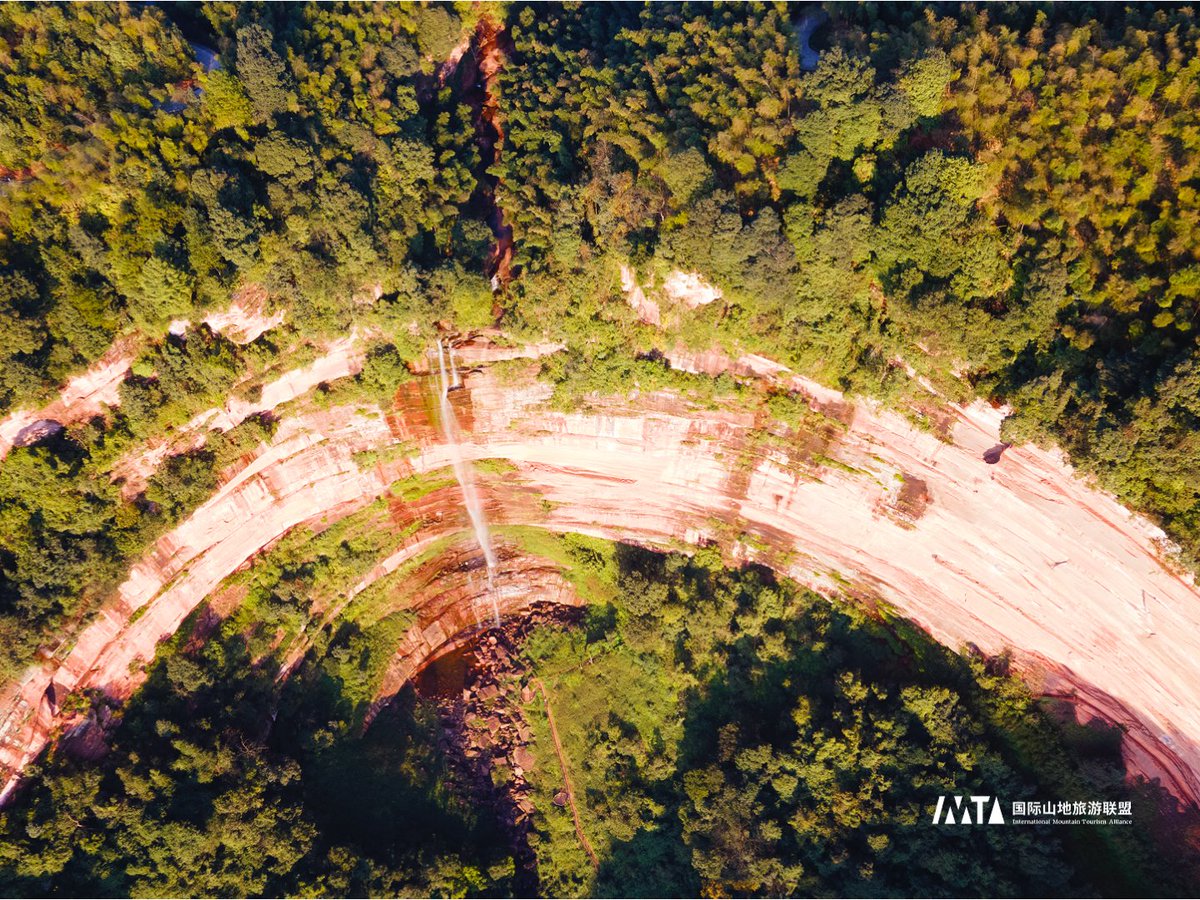 IMTAOFFICIAL's tweet photo. 📌 Chishui Danxia, Zunyi, China
🏜️ A UNESCO World Natural Heritage site, representing China's largest early-stage Danxia landform cluster.
💦Crisscrossed by 352 rivers and streams, creating over 4,000 waterfalls (some exceeding 3 meters in width) that form the largest waterfall group in Asia.
🌳 A "Green Danxia" wonder, where vast bamboo seas and ancient tree ferns intertwine with red cliffs.
#ChishuiDanxia #DanxiaLandform #WorldHeritage #Waterfall #BambooSea #ChinaTravel #NatureWonder #Guizhou #fyp #TravelPhotography #photography #Hiking