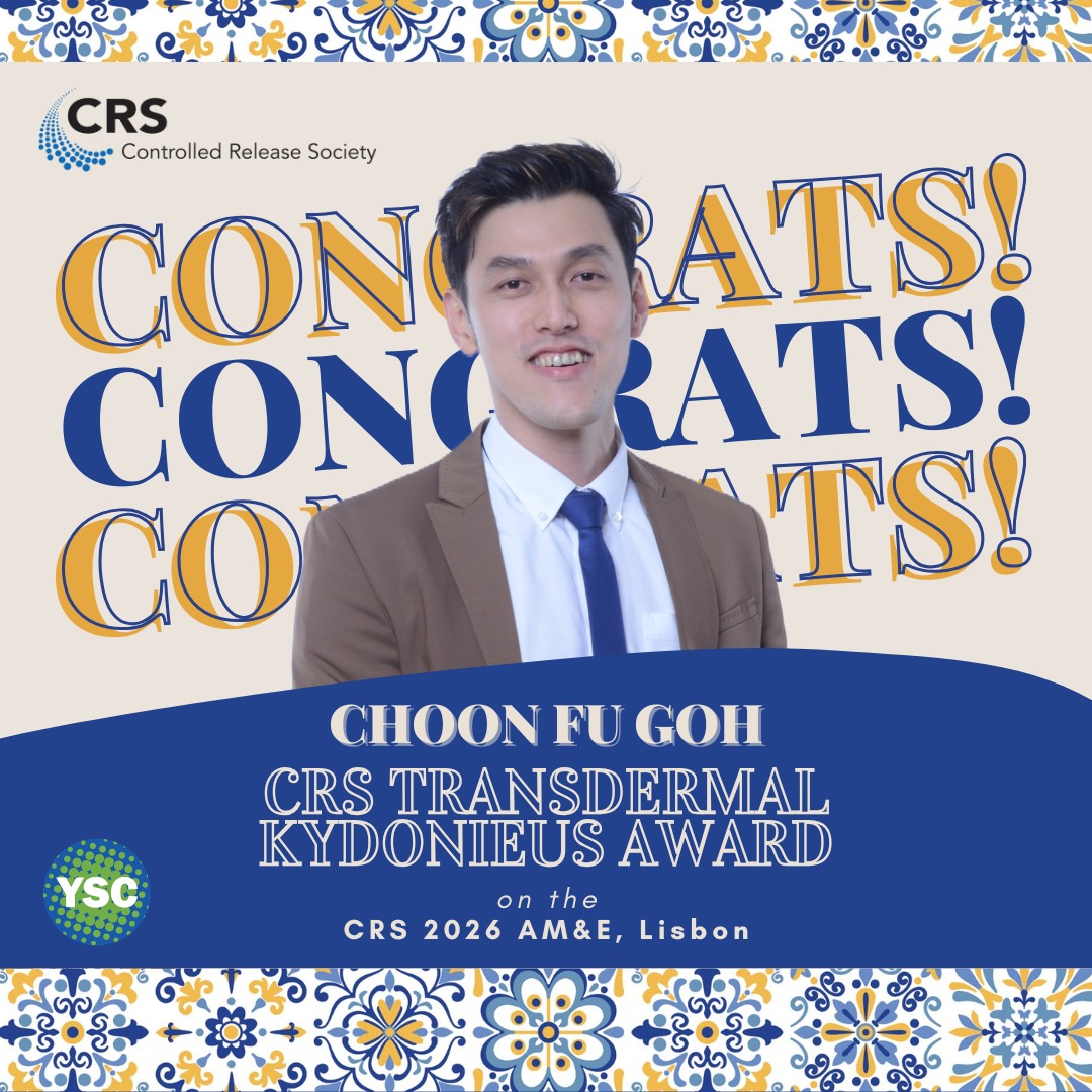 CRS_YSC's tweet photo. Congratulations to our past and current @CRS_YSC  members on receiving the 2026 CRS Awards! 🎉

We are incredibly proud to recognise their outstanding achievements to the society and the science!

@CRSScience 
#CRS2026
#DrugDelivery
#YoungScientists
#WomenInScience https://t.co/NCKIe9kZqE