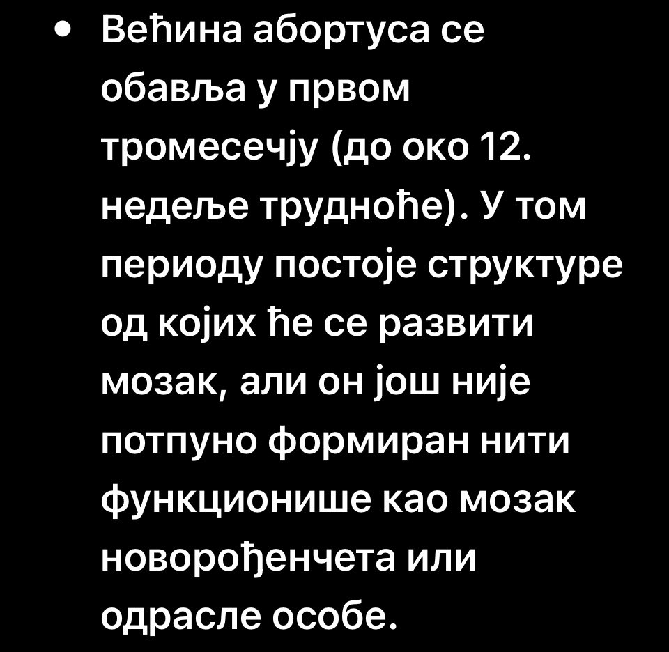 FanStebon's tweet photo. @foxshagger69 @Stefek_M To u stomaku pred abortus nije jos stiglo do razvijenog deteta sa razvijenim mozgom. Ne zna sta se desilo. https://t.co/e7PRe1VTq6