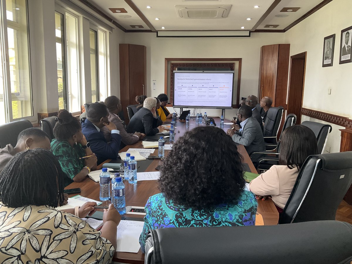KICTANet's tweet photo. 🇰🇪 Kenya is preparing to host #IGF2026. 

The inaugural meeting of the Host Country Multistakeholder Organising Committee took place today at the @ForeignOfficeKE, Nairobi. This was led by @SingoeiAKorir & Mr. Stephen Isaboke, EBS PS - Broadcasting and Telecommunications @MoICTKenya.

The IGF Secretariat assessment mission follows 22–23 June, ahead of the Global MAG Meeting 24–26 June. 

The internet's future is being shaped here. 🌍 #InternetGovernance https://t.co/xAucvgbdiM