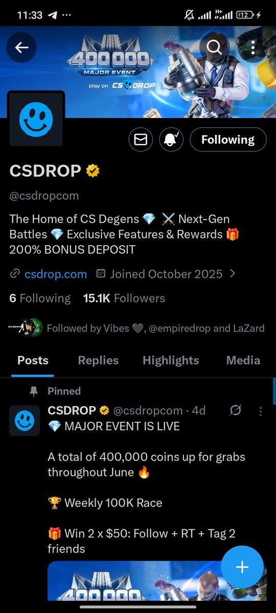 Praisecrypt1's tweet photo. @csdropcom Following since ages
Hope to win 

@edolastpikin 
@_fishyield 
@100xYara @Uwasanotoshi 
@I_am_wf_Paulano 
Let's win please https://t.co/eAZ7yh6lsp