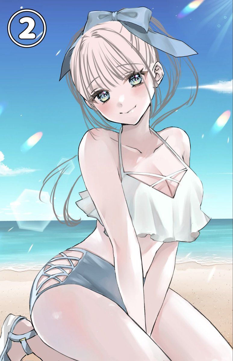 kanmi_hy's tweet photo. 【水着量産無償企画】
モデルさん募集🌴🌺✨

＊サンプル使用、髪型をアレンジしても大丈夫な方限定

参加方法|フォロー＋RP＋リプに希望の水着セットの番号
└リプに詳細画像で確率UP

人数|各水着セット1名様ずつ
締切|6月8日
納品|～6月中
※ALT必読です
 #無償企画 #無償イラスト #量産依頼 https://t.co/OREpixMbK6
