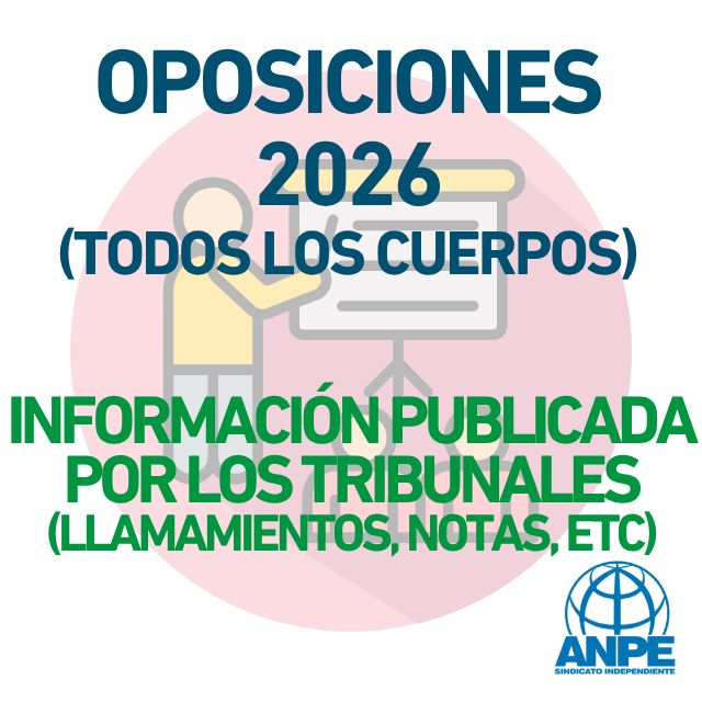 Anpecantabria's tweet photo. 🌐 ANPE Cantabria informa:

📢  [Oposiciones 2026] Informaciones publicadas por los tribunales en Puntal

ℹ️ Info completa en nuestra web: https://t.co/4OqIH4NBFt

#anpecontigo
#1docente1000futuros 
#elvalordelaprofesióndocente https://t.co/mHTPx3O6pS