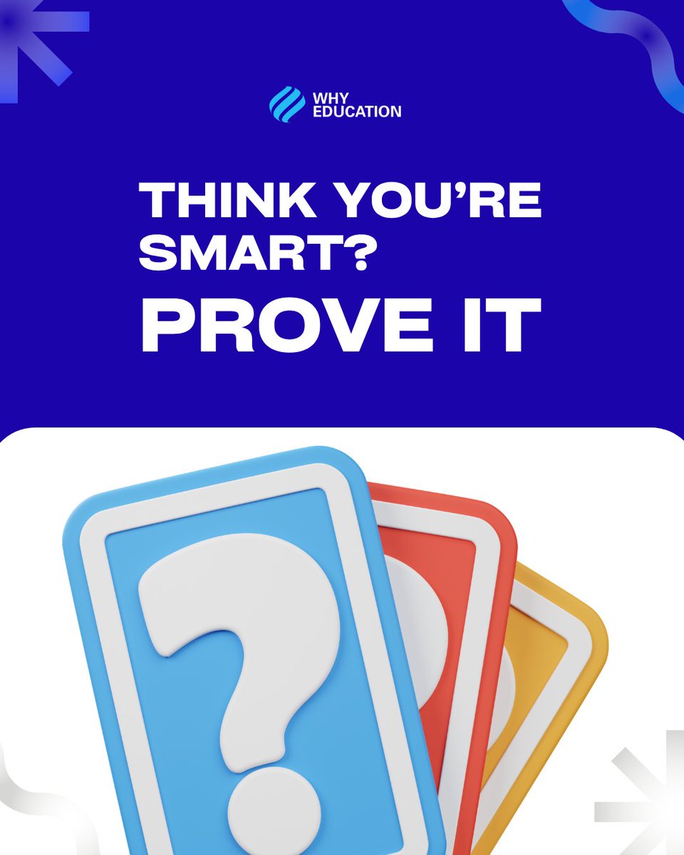 WhyEduAfrica's tweet photo. 🧠 Think you’re smart? Prove it! 🌍✨

Test your global knowledge with our 5-question education trivia challenge. Swipe through the slides to see how much you really know.

Drop your scores in the comments and tag a friend to challenge them! 👇
#WhyEducation  
 #DidYouKnow https://t.co/QHzG1y3NKO