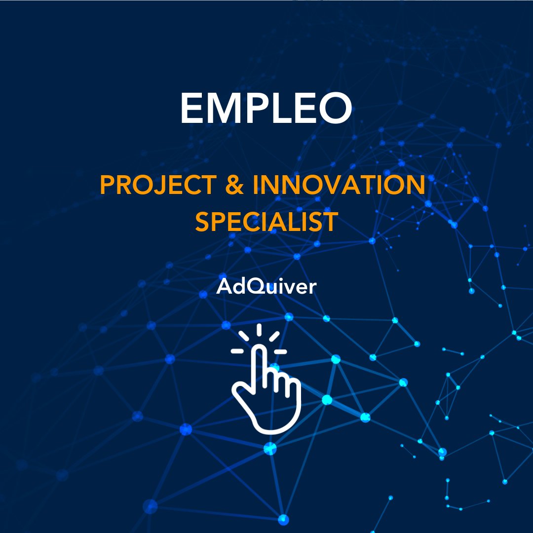 ClusterCET's tweet photo. AdQuiver miembro del @ClusterCET, busca:

Project &amp; Innovation Specialist 👇
https://t.co/1XQlZk0Ek2

Data Engineer 👇
https://t.co/qV2dwBb4On

Global Business Developer 👇
https://t.co/U8Njyqp2cx

Destination Specialist 👇
https://t.co/A5k1wHOryi

#Empleo #AdQuiver  #Canarias https://t.co/EY5Cs46k2F