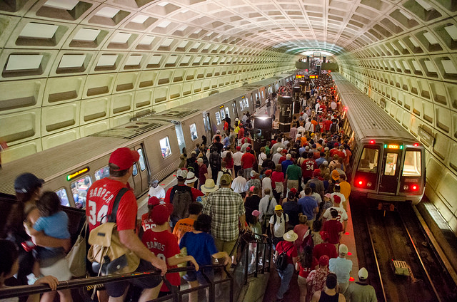 RobertGReeve's tweet photo. public transit makes driving better.

We don't have it in Detroit. Parking for Lions games hits $100. traffic adds 30+ minutes. and do you wanna drive drunk? uber is $$ and still has strangers

Here's a Nats game in DC. Every one of these people is one less car on the road. https://t.co/ocEsN4wmUb