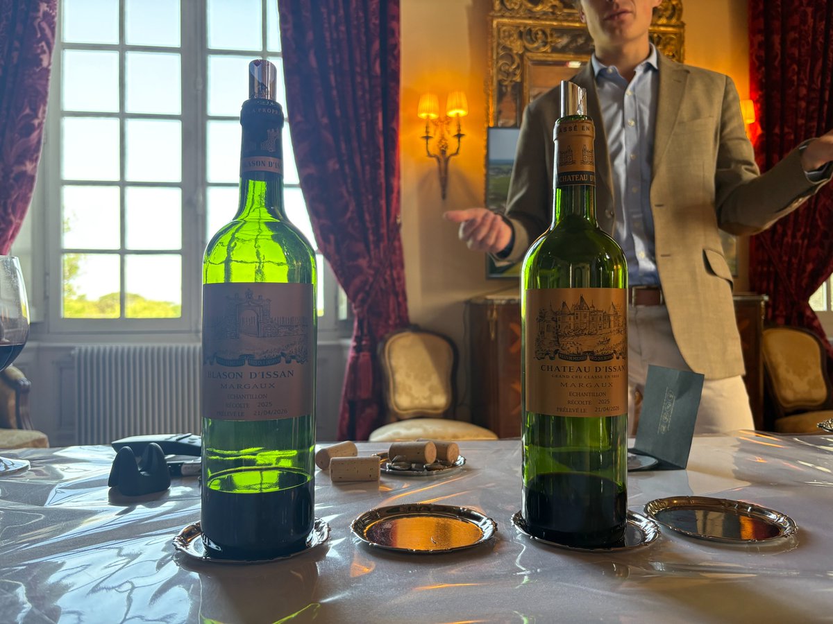 jnwine's tweet photo. Bordeaux En Primeur 2025 is delivering serious quality 🍷

Château Phélan Ségur leads with cassis, graphite &amp; velvet power (94–97)

Château d’Issan &amp; Château Brane-Cantenac shine with Margaux finesse ✨ (93–98)

Limited allocations - enquire by link in bio 📩

#bordeaux #wine https://t.co/IS8ETvmlwy