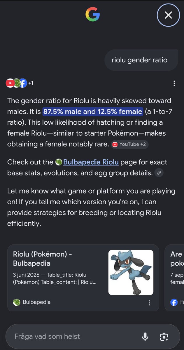 InazumaDash's tweet photo. Real gen 4 female shiny Riolu. https://t.co/kmgkB3yfkp