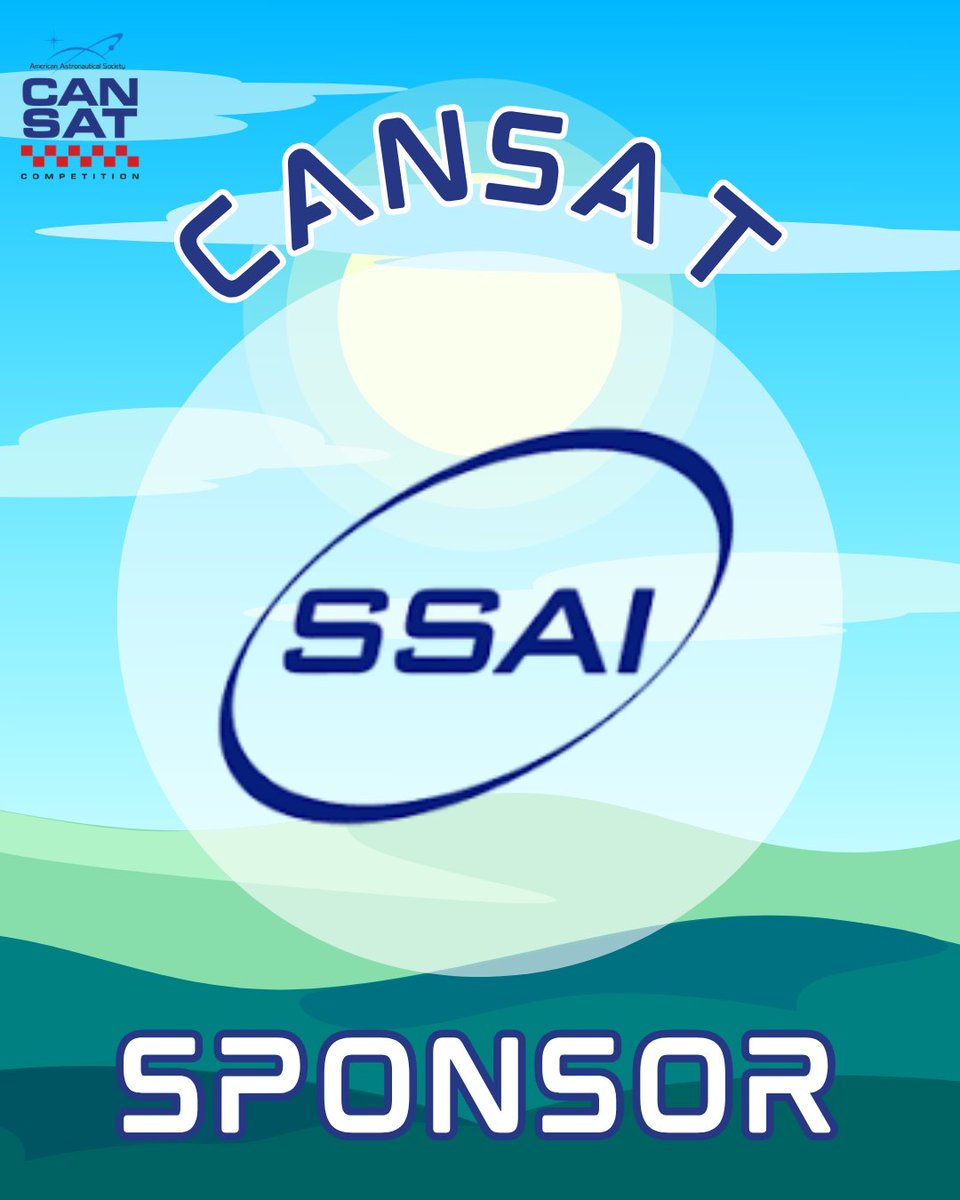 astrosociety's tweet photo. It's the second day of the AAS Student CanSat competition and we want to thank our amazing sponsors who helped make this year's competition happen 🚀

Thank you to the Virginia Spaceport Authority and SSAI, we are proud to have your support! https://t.co/3SQylBlB4b