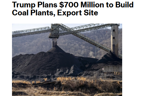 ekwufinance's tweet photo. Trump plans to spend 700 million on coal plants

- 13 aging coal plants
- 2 new ones in Alaska, West Virginia
- A new export terminal in California

AI needs cheap reliable power https://t.co/bavffd0Ohi